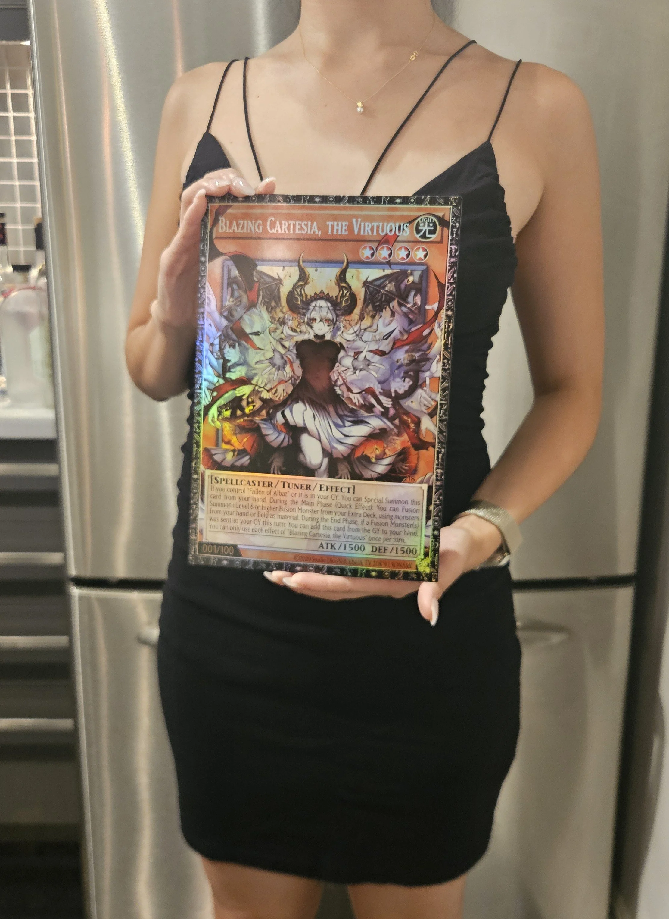 Blazing Cartesia the Virtuous (RA04 Art) - JUMBO Oversized Card